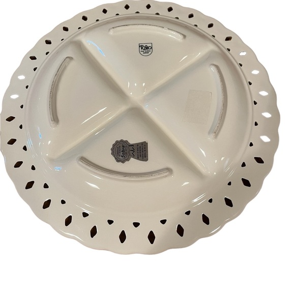 12 inch divided serving platter - Picture 4 of 5